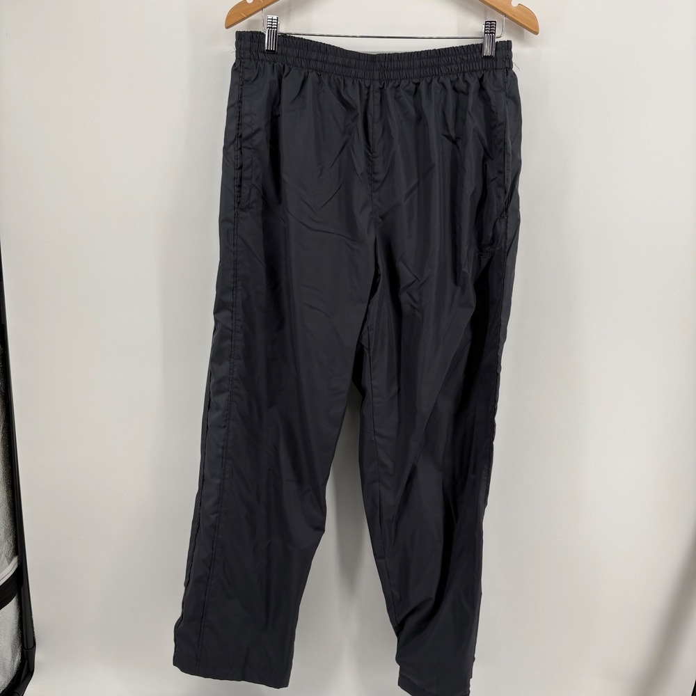 Starter Track Pants Men Size M Gray Good Mesh Lined Windbreaker Athletic